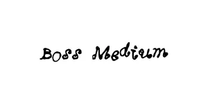Boss Medium Font