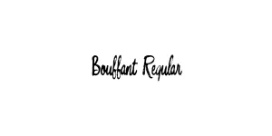 Bouffant Regular Font