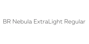 BR Nebula ExtraLight Regular Font