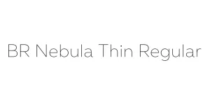 BR Nebula Thin Regular Font