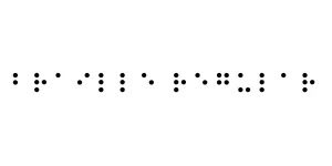 Braille Regular Font
