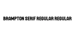 Brampton Serif Regular Regular Font