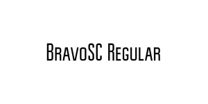 BravoSC Regular Font
