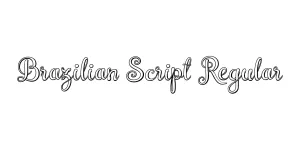 Brazilian Script Regular Font