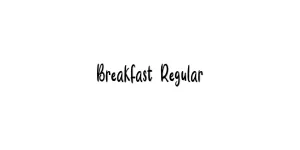 Breakfast Regular Font