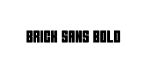 Brick Sans Bold Font