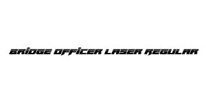 Bridge OFFicer Laser Regular Font