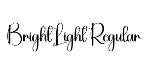 Bright Light Regular Font