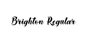 Brighton Regular Font