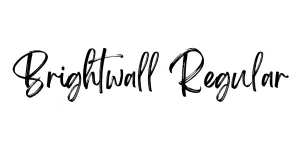 Brightwall Regular Font