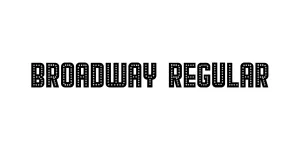 Broadway Regular Font