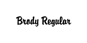 Brody Regular Font