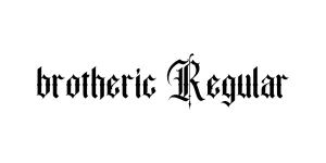 brotheric Regular Font