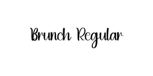 Brunch Regular Font