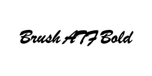 Brush ATF Bold Font