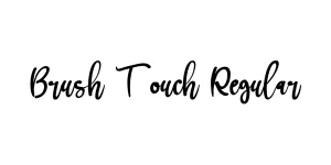 Brush Touch Regular Font