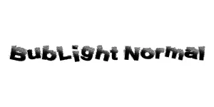 BubLight Normal Font