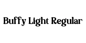 Buffy Light Regular Font