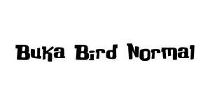 Buka Bird Normal Font