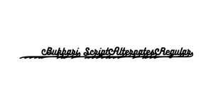 Bukhari Script Alternates Regular Font