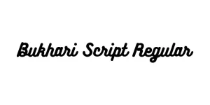 Bukhari Script Regular Font