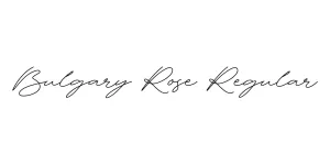 Bulgary Rose Regular Font