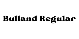Bulland Regular Font