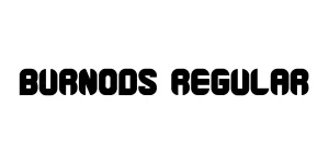 BURNODS Regular Font