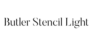 Butler Stencil Light Font