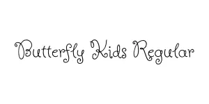 Butterfly Kids Regular Font