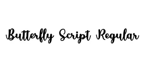 Butterfly Script Regular Font
