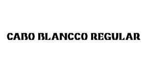 CABO BLANCCO Regular Font