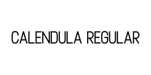 Calendula Regular Font