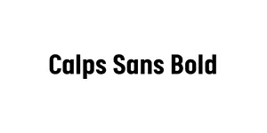 Calps Sans Bold Font