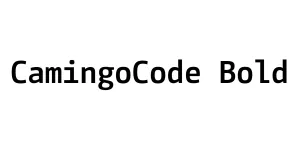 CamingoCode Bold Font