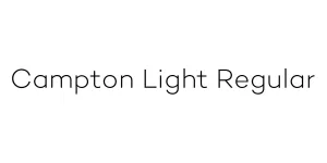 Campton Light Regular Font