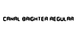 Canal Brighter Regular Font