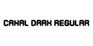 Canal Dark Regular Font