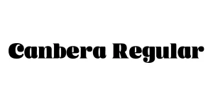 Canbera Regular Font
