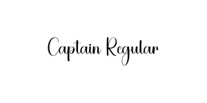 Captain Regular Font