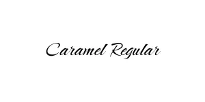 Caramel Regular Font
