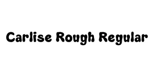 Carlise Rough Regular Font
