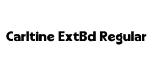 Carltine ExtBd Regular Font