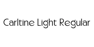 Carltine Light Regular Font