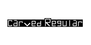 carved Regular Font