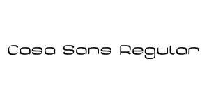Casa Sans Regular Font