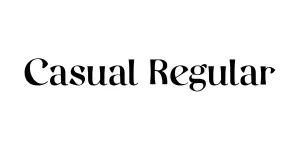Casual Regular Font
