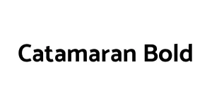 Catamaran Bold Font