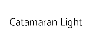 Catamaran Light Font