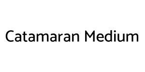 Catamaran Medium Font